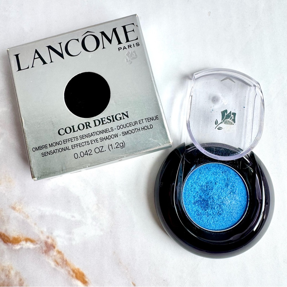 Lancome All Made Up Shimmer 405 Color Design Sensational Effects Eyeshadow Blue